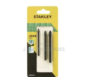 Stanley STA53312 3 Piece Glass Tile Drill Bit Set