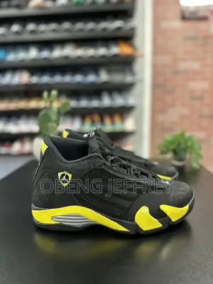 Original Jordan 14 Retro Black/Yellow