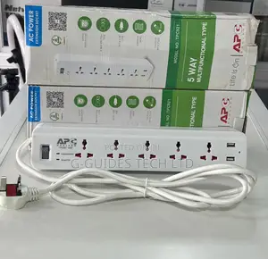 Apc Extension Board With Surge Protector 5 Outlets 2usb Port
