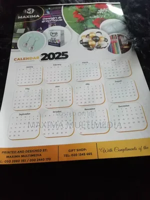 Calendar for 2025
