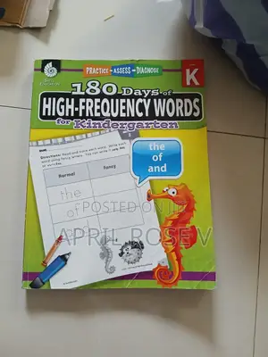 Kindergarten High Frequency Words Activity Book