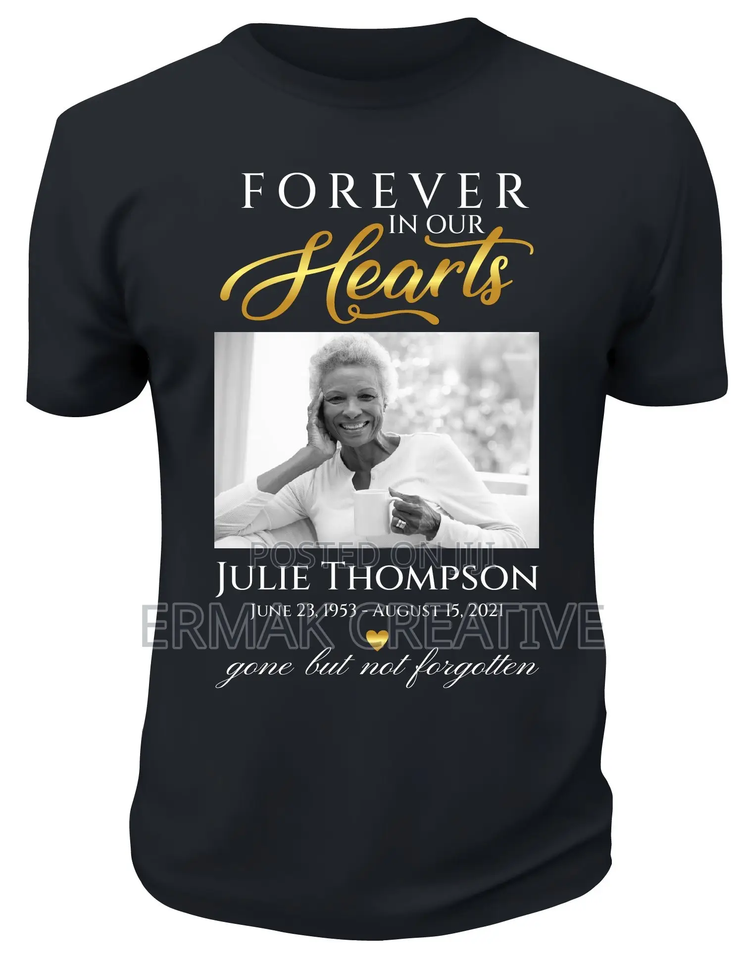 Funeral / Memorial T-Shirt Print