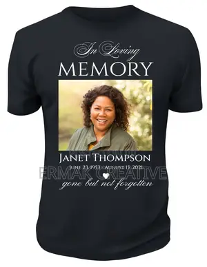Funeral / Memorial T-Shirt Print