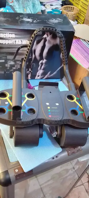 Elbow Support Ab Wheel With Four Rollers