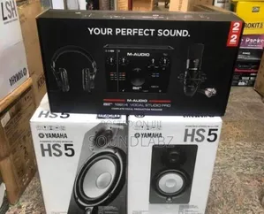 Yamaha Hs5 Studio Monitors With M-Audio Studio Bundle