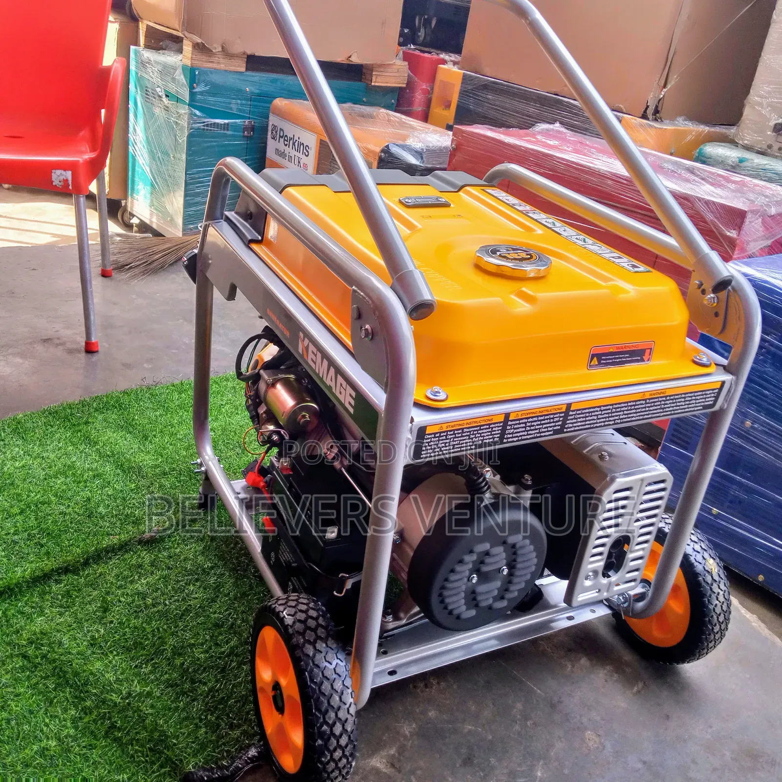 Reliable Remote Control and Key Switch Generator Petrol 15kv