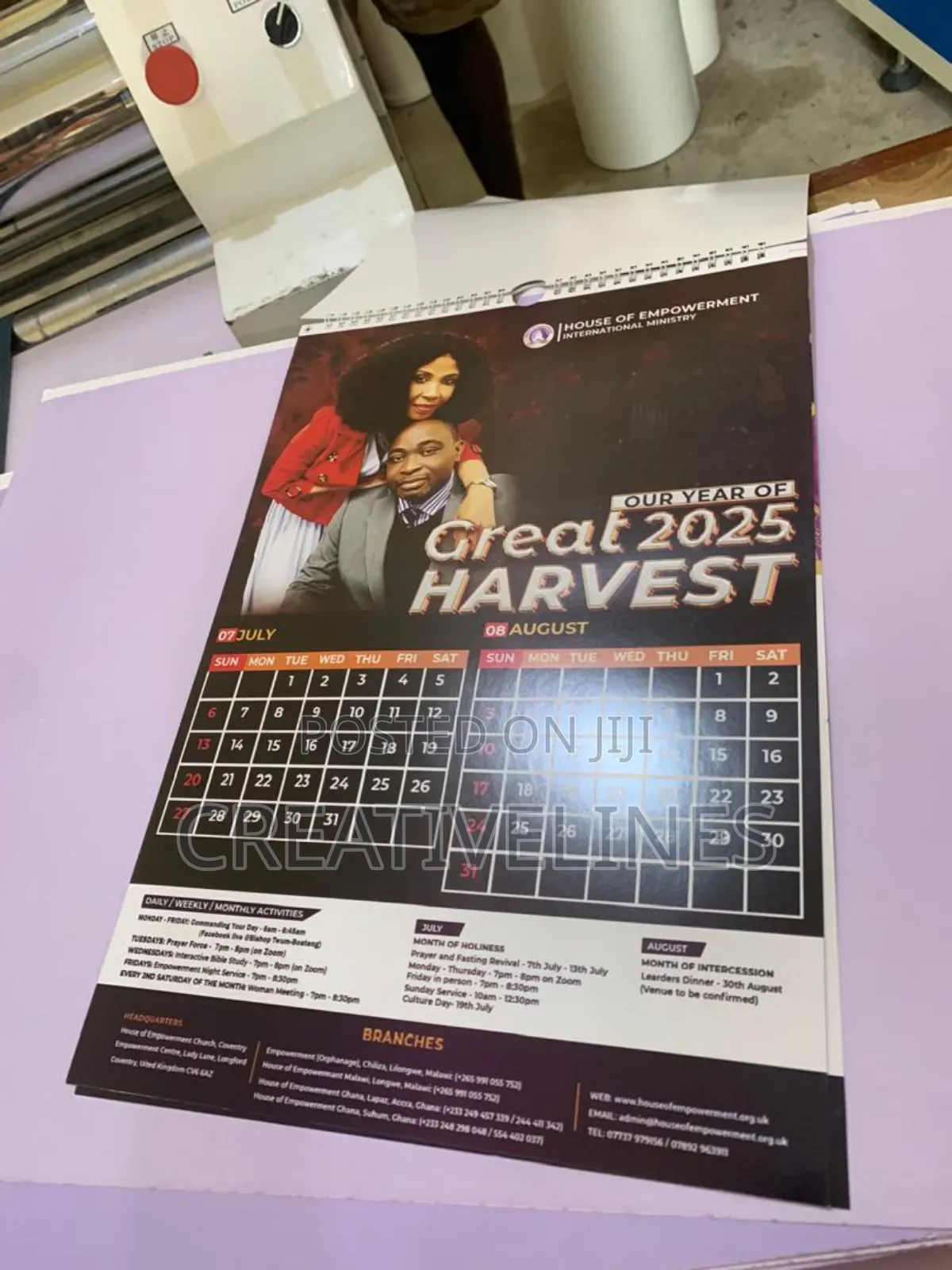 2025 Calender