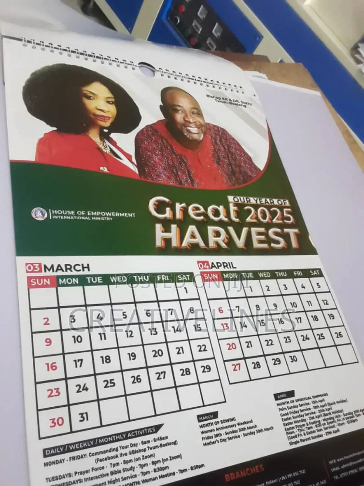 2025 Calender