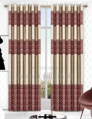 2pcs Cotton Curtains (Rings)