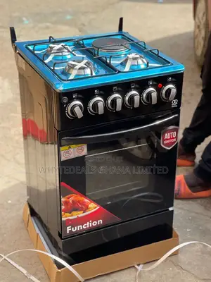 Rafiik 3gas+ 1electric Hot Plate| Grill| Oven| Stainlessteel