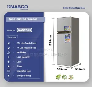 Chill Out With NASCO-320LTR-TOP-MOUNTED-FREEZER-NASF2-45