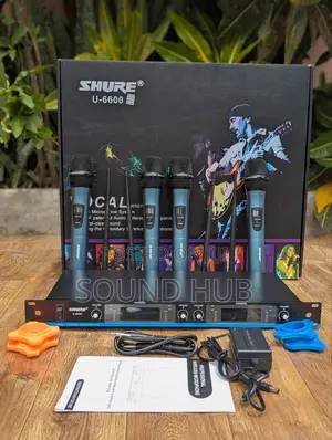 Shure U-6600 ( 4 In 1 ) Wireless Microphone
