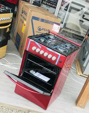 Unique Neat Volcano 4 Gas Burner Red 50by50