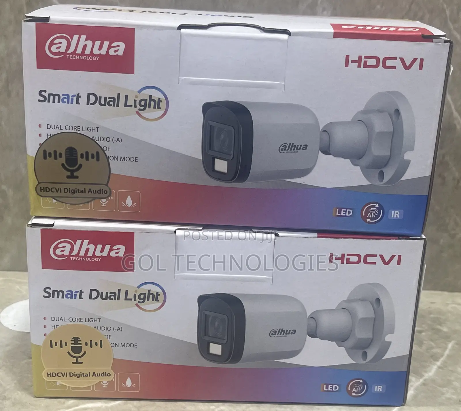 Dahua Full Color Camera With Audio 2mp Smart Dual Light 2.8m