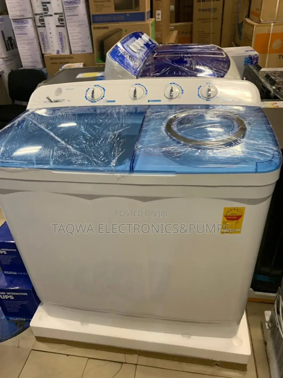 Nasco Semi Automatic 15kg Washing Machine