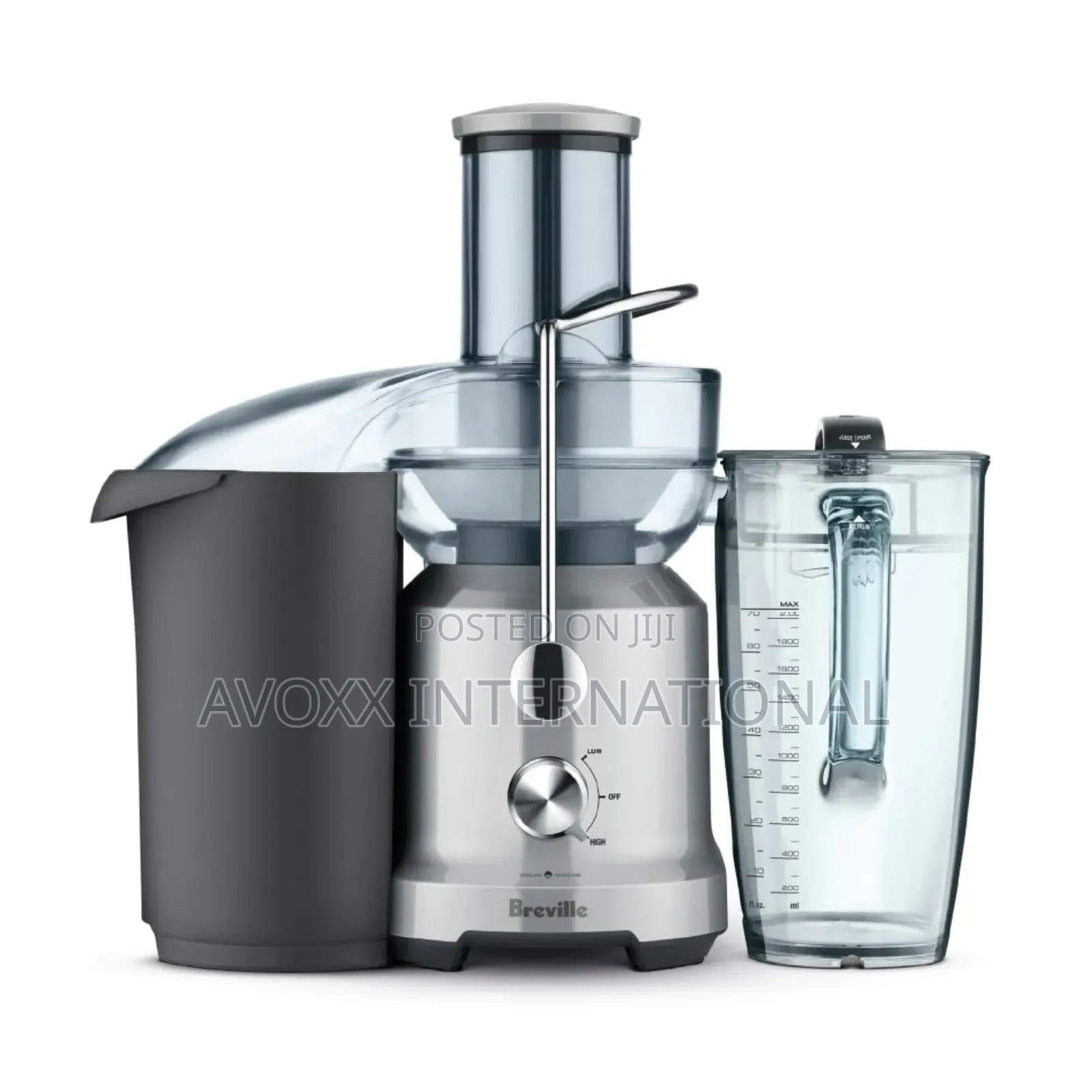 Breville BJE430SIL Juicer, One Size, Silver