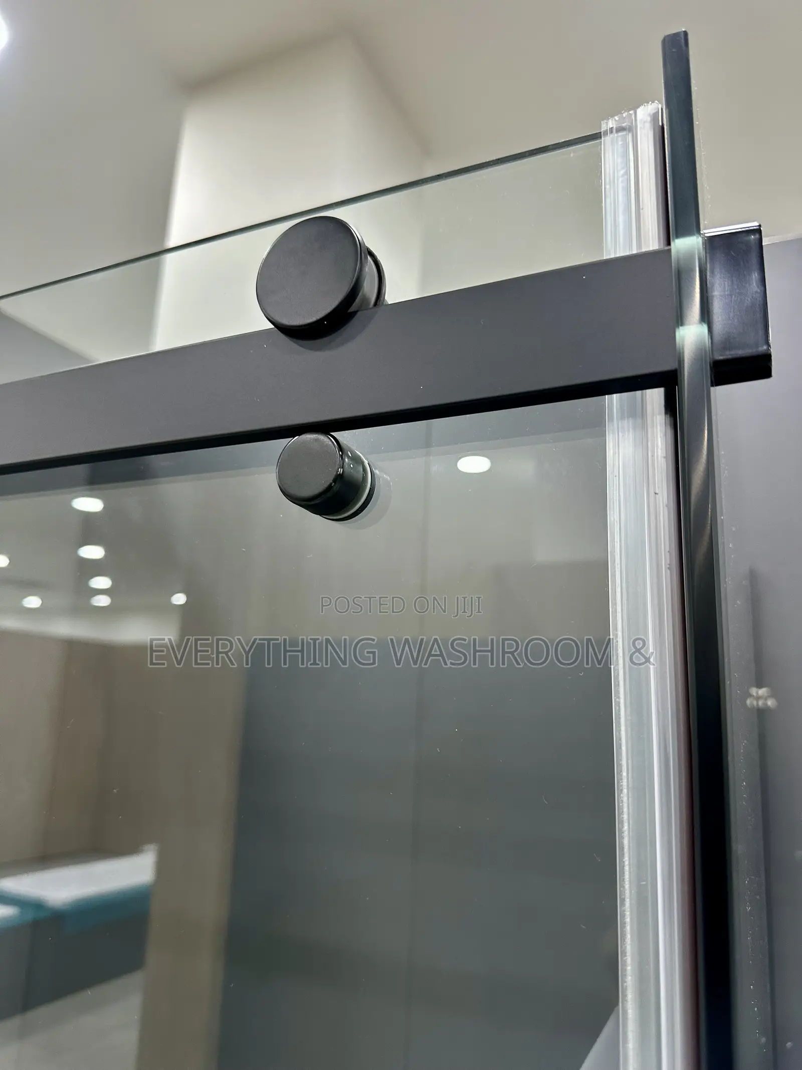 Shower Cubicle_black Frame Shower Enclosure