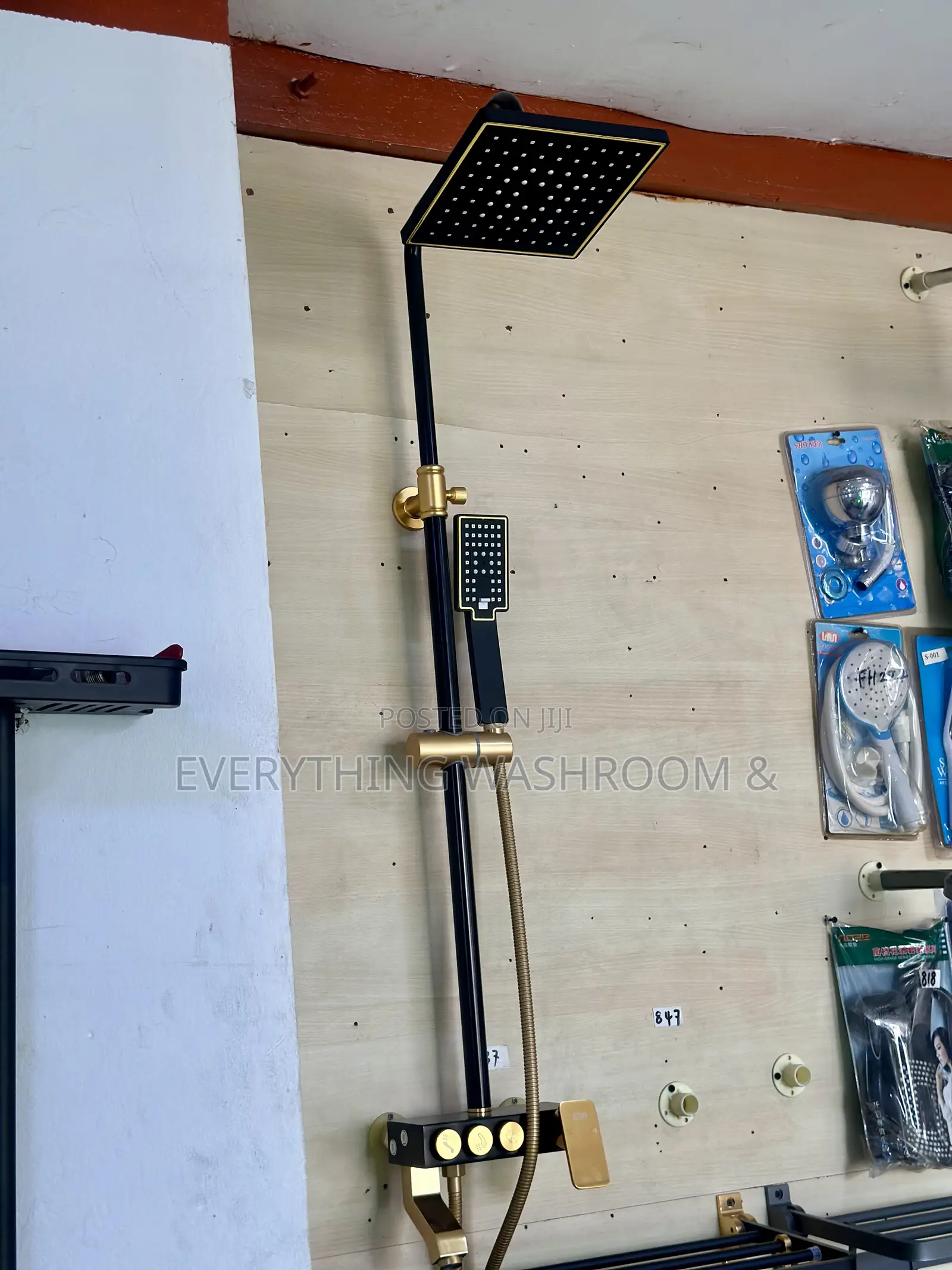 Black Gold Shower Mixer_black Gold Hot Cold Shower