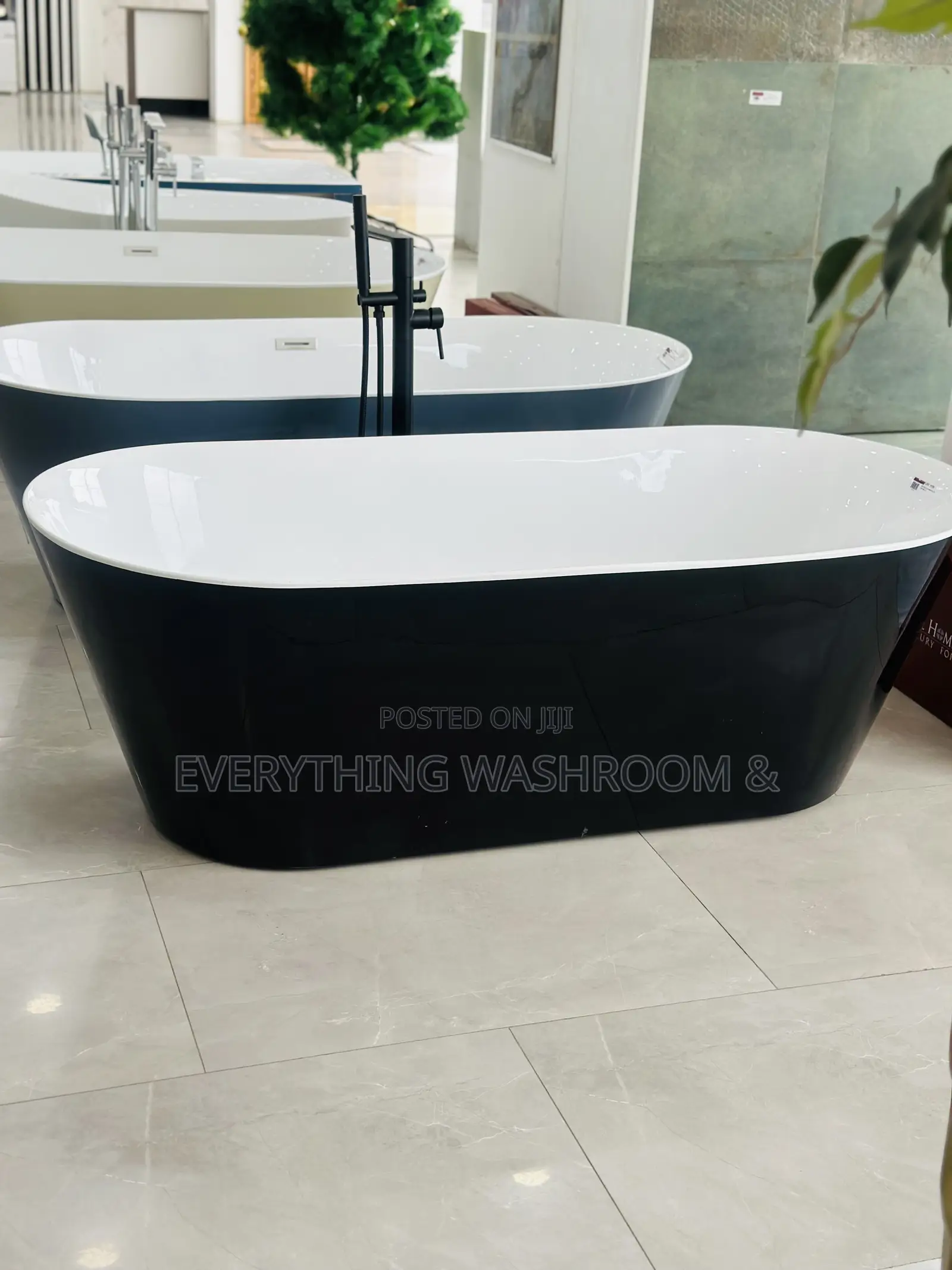 Black Ceramic Bathtub_ Bath Pool_ Bathtub and Accessories