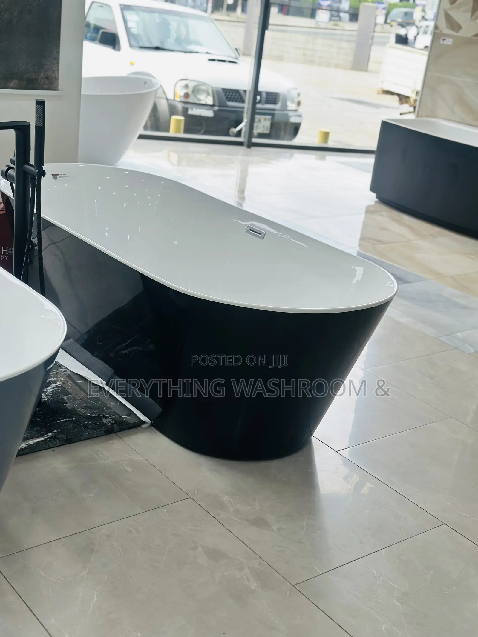 Black Ceramic Bathtub_ Bath Pool_ Bathtub and Accessories