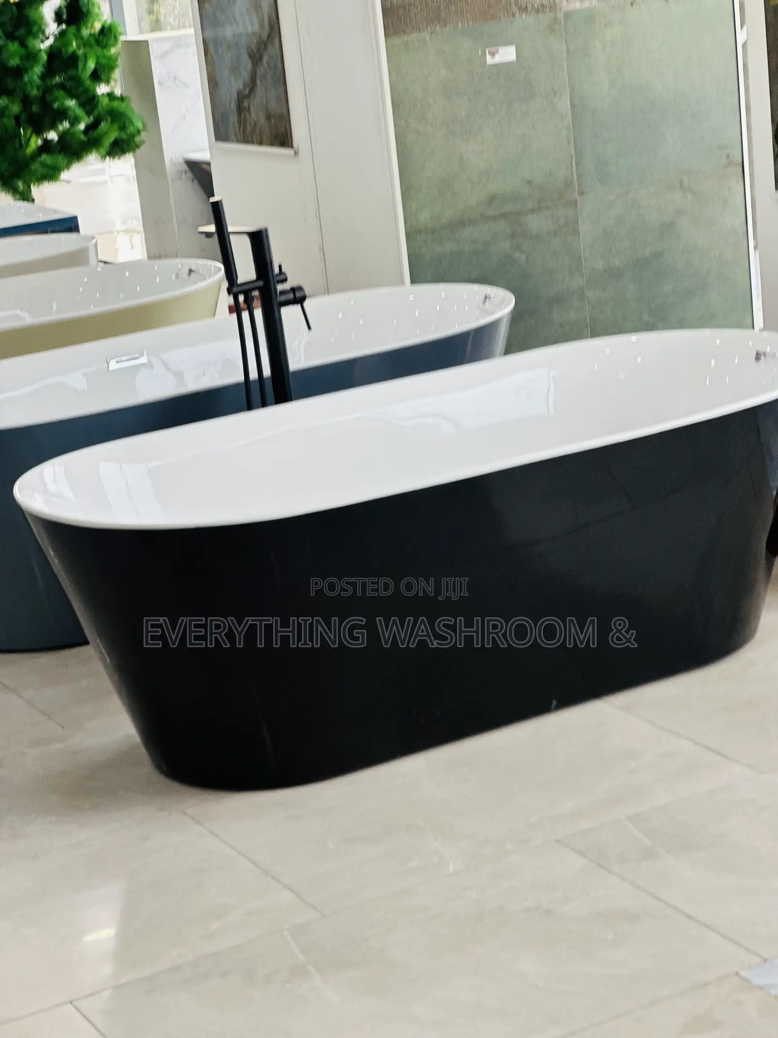 Black Ceramic Bathtub_ Bath Pool_ Bathtub and Accessories