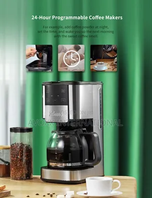 Yabano Programmable Coffee Maker, 12 Cups Coffee Maker