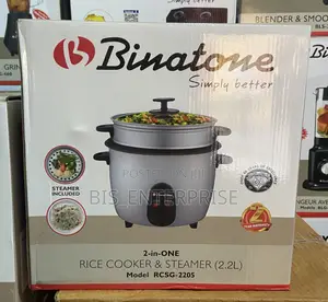 Binatone Rice Cooker And Steamer 2.2L