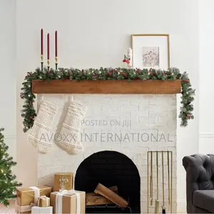 9 Ft. Pre-Lit Crestwood Spruce Garland With Clear Lights