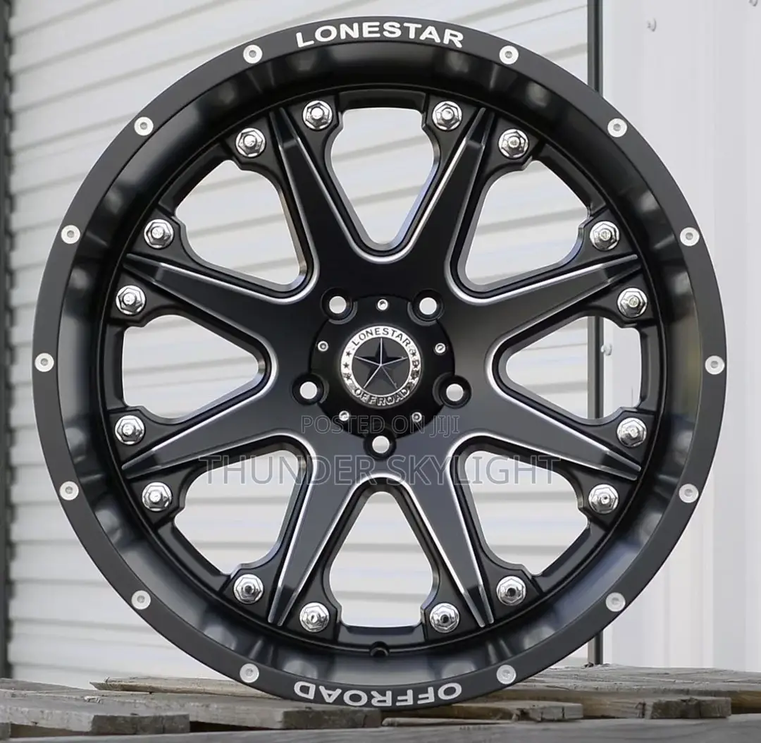 4 Set Of Rim 20 Gloss Black Brushed Face Lonestar Wheels