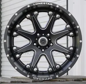 4 Set Of Rim 20 Gloss Black Brushed Face Lonestar Wheels