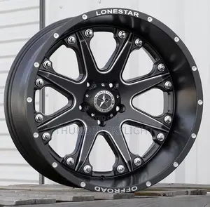 4 Set Of Rim 20 Gloss Black Brushed Face Lonestar Wheels