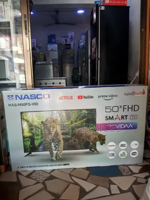 Clear Screen Smart TV Nasco 50"(Brand New)