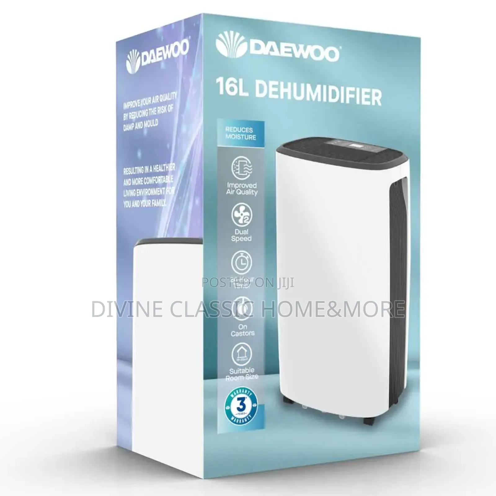 16lit Daewoo Air Dehumidifier