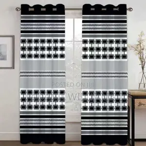 Modern High Quality 2in1 Curtains ( Available in Diff Color