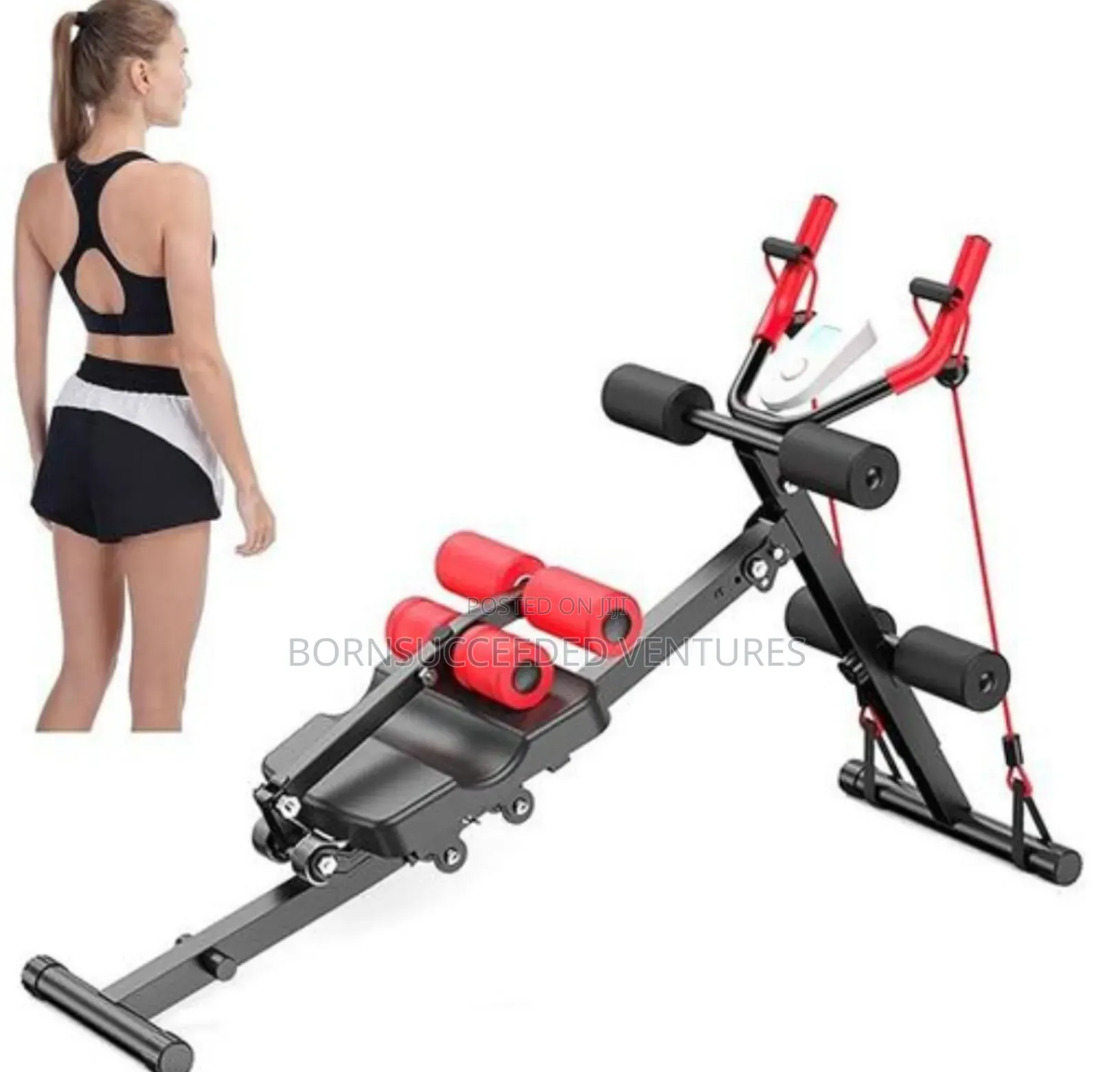 Ab Crunch With Digital Display , Abdominal Training Machine