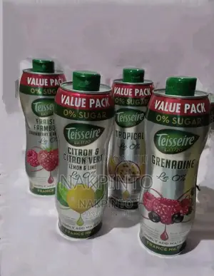 Fruit Syrup. Cocktail Drink. ( Lemonade, Strawberry