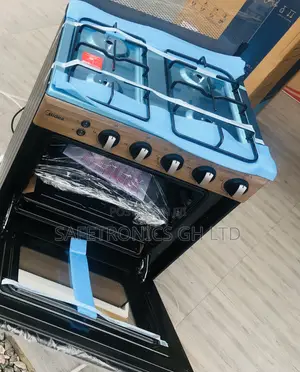 Buy Authentic Midea 4 Gas Cooker Oven Wooden 60x60