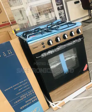 Shop Neat Wooden 4 Gas Burner Ignition Auto Midea 60x60