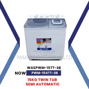 Pearl 15kg Semi Automatic Washing Machine -wash Dry 154tt-2b