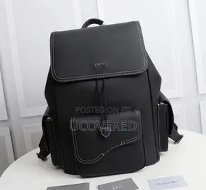 Branded Luxury Leather Backpack