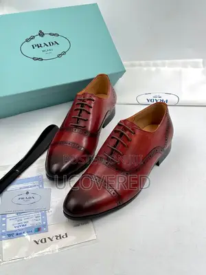 PRADA Real Leather Men’S Executive Shoe