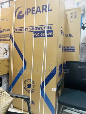 High Quality Double Door Display Fridge Pearl PVC-622