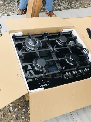 Get 4 Gas Cooker Kenwood Black