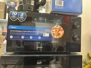Adjustable Temperature Microwave Oven 20L Black Midea