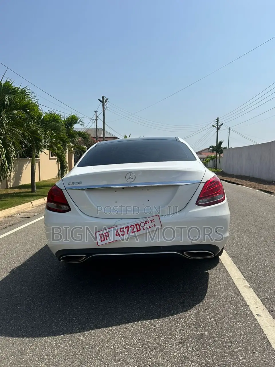Mercedes-Benz C300 Luxury 4Matic Sedan AWD (2.0L 4cyl 7A) 2016 White