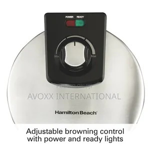 Hamilton Beach Waffle Maker With Adjustable Browning Control