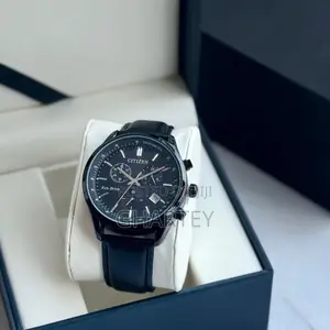 Citizen Genuine Leather Chronograph Watch