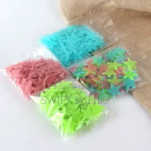 100 Peices Star Glow In Dark Stickers