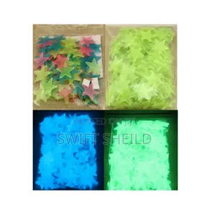 100 Peices Star Glow In Dark Stickers