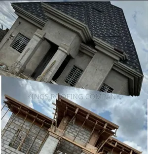 Concrete Parapet/Alu-Zinc Roofing